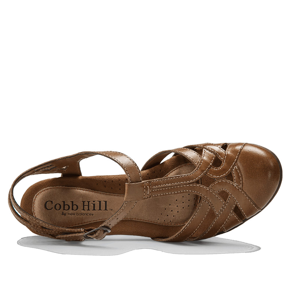 Rockport Sandaler Dame Brune - Cobb Hill Aubrey T-Strap - MLDR31598